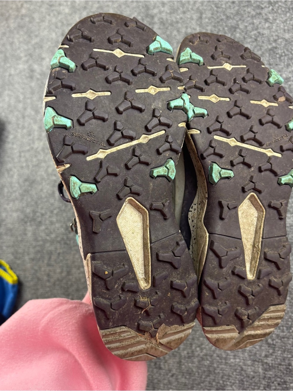 THE NORTH FACE Women Vectiv Exploris Mid Futurlight Hiking Boots Grey/Purple 7.5 - Picture 5 of 10